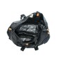 Borsone da Viaggio in Nylon BRIEFCASE Colore Nero e Tabacco 32x55x19 cm